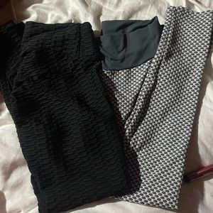 TikTok leggings 2 pair! Wrong size for me. Never worn.